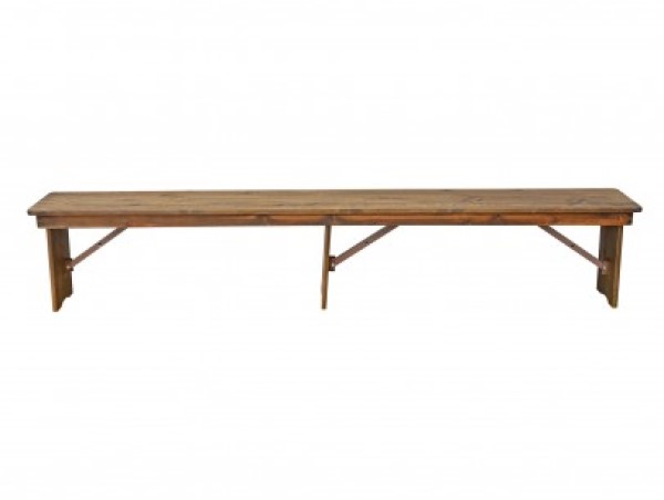 Rustic Pine Farm Bench  Image
